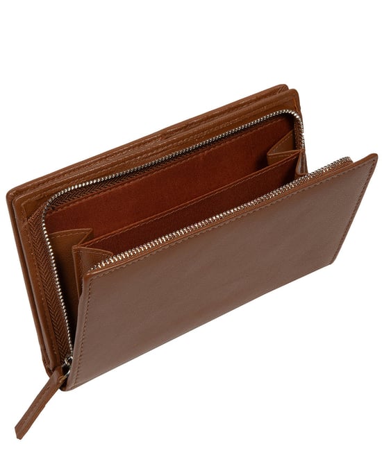 'Isadora' Tan Leather Purse - Image 4