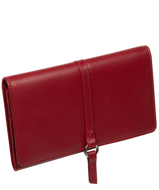 'Floriana' Red Leather Purse - Image 4