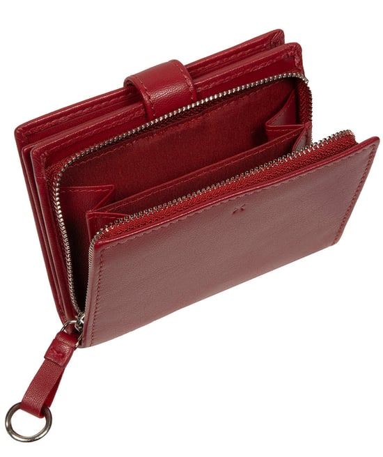 'Marcela' Red Leather Purse - Image 5
