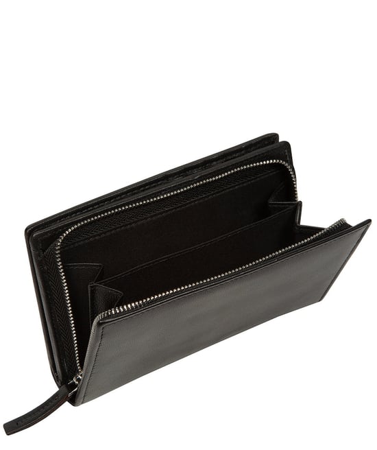 'Isadora' Black Leather Purse - Image 3