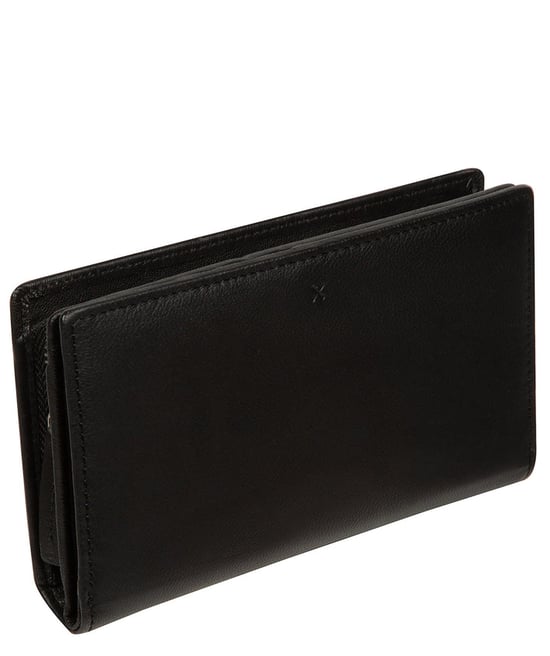 'Isadora' Black Leather Purse - Image 4
