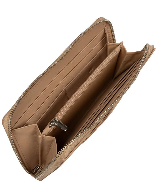 'Cecilia' Latte Leather Purse - Image 2