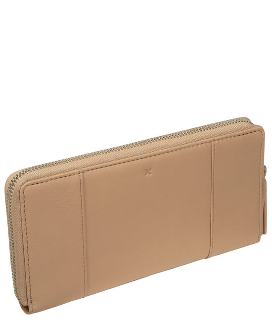 'Cecilia' Latte Leather Purse - Image 4