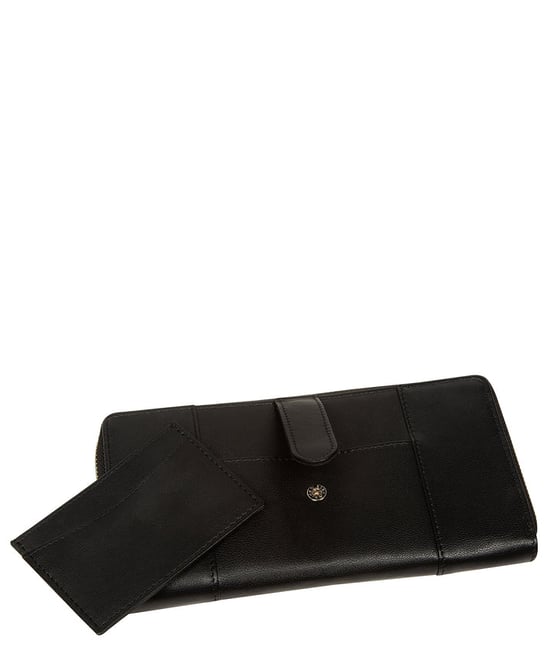'Cecilia' Black Leather Purse - Image 4