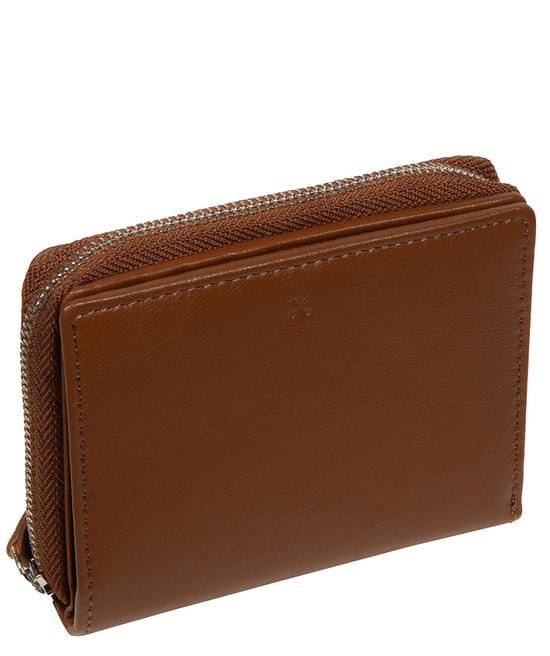 'Lilia' Tan Leather Purse - Image 3