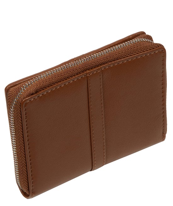 'Luciana' Tan Leather Purse - Image 3