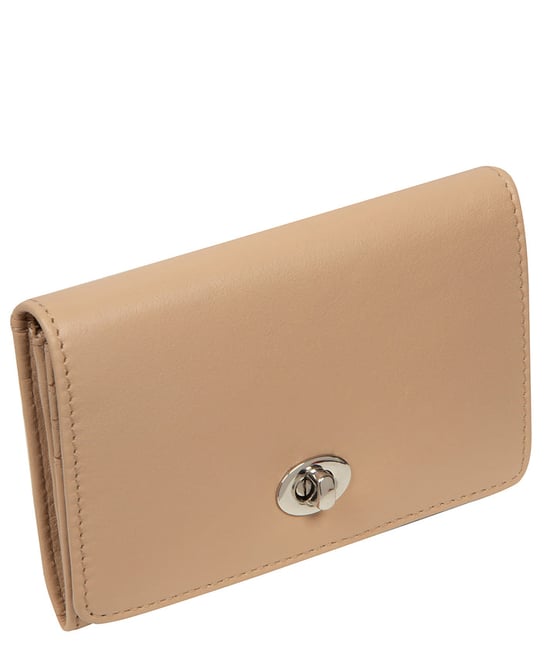'Adriana' Latte Leather Purse - Image 4