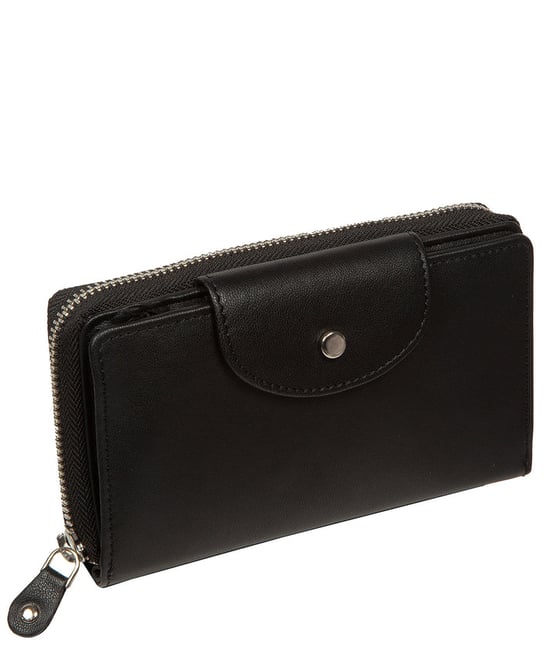 'Vanessa' Black Leather Purse - Image 3