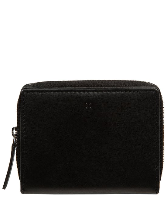 'Lilia' Black Leather Purse - Image 1