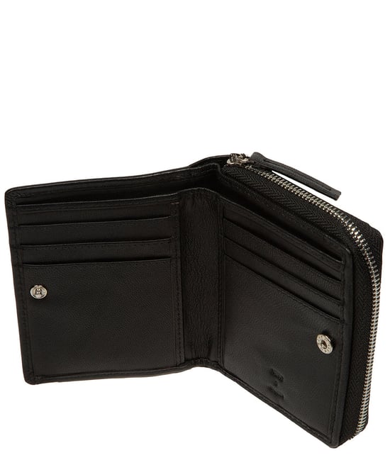 'Lilia' Black Leather Purse - Image 2