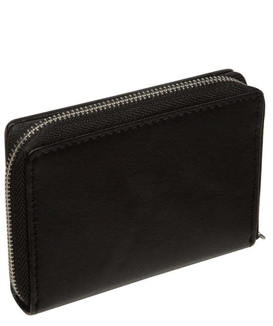 'Lilia' Black Leather Purse - Image 3