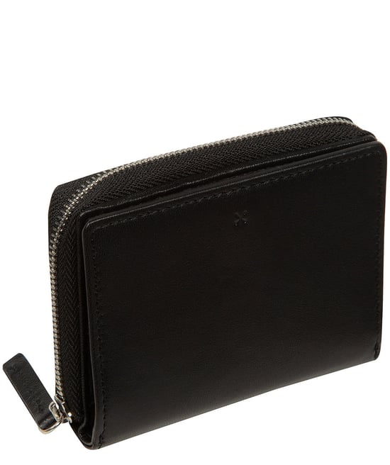 'Lilia' Black Leather Purse - Image 5