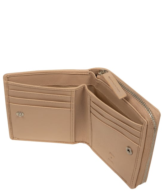 'Lilia' Latte Leather Purse - Image 2