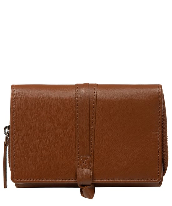 'Eugenia' Tan Leather Purse - Image 3