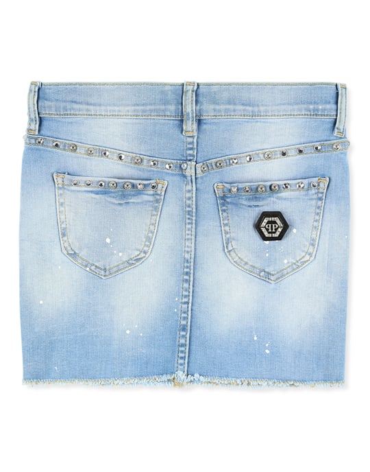 Denim Skirt Crystal - Image 2