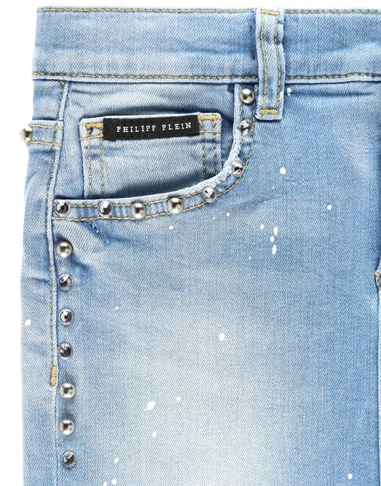 Denim Skirt Crystal - Image 3