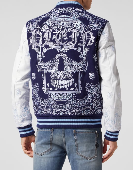 Leren Bomber Paisley - Image 1