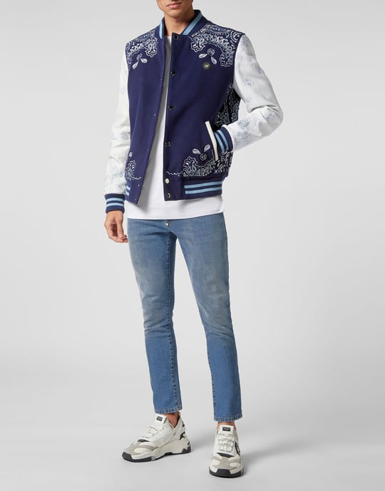 Leren Bomber Paisley - Image 4