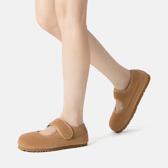 EVER AU Australia Women Teal Adjustable Strap Sheepskin Slippers - Image 2