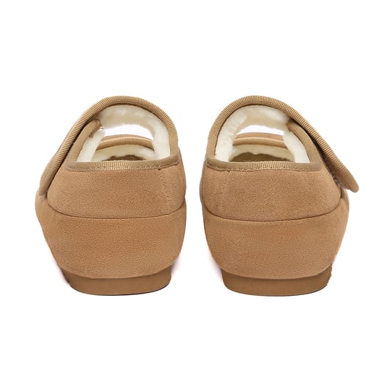 EVER AU Australia Women Teal Adjustable Strap Sheepskin Slippers - Image 5