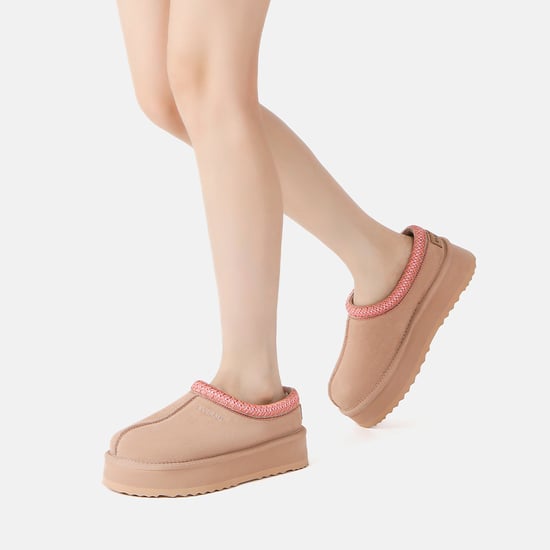 EVER AU Australien Kvinnor Wonga Läder Plattform Tofflor - Image 2