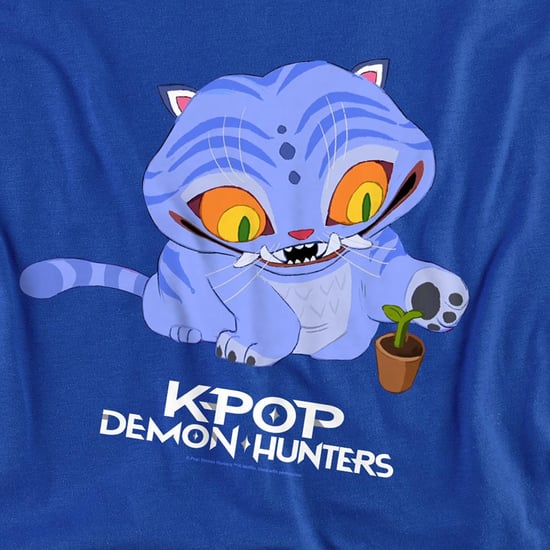 K-Pop Demon Hunters Unisex Adult Cute Derpy Tiger Sweatshirt (Royal Blue) - Image 2