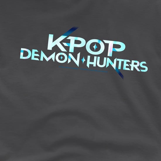 K-Pop Demon Hunters Childrens/Kids Logo T-Shirt (Charcoal) - Image 2