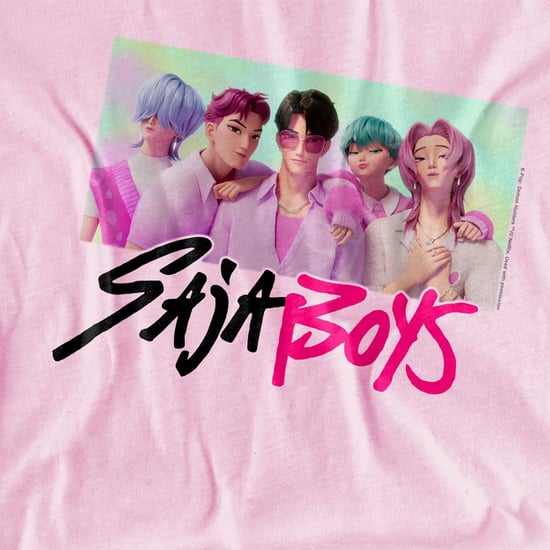 K-Pop Demon Hunters Kinder/Kids Saja Jongens Fotolijst T-shirt (Lichtroze) - Image 2