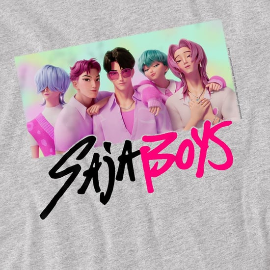 K-Pop Demon Hunters Childrens/Kids Saja Boys Photo Frame T-Shirt (Heather Grey) - Image 2