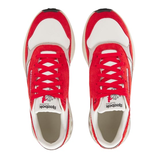 Reebok Unisex Vuxen ERS World Läder Sneakers (Röd/Vit) - Image 3