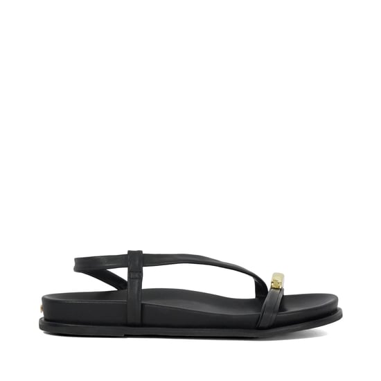 Dune Ladies Lyn - Gold Toe Trim Sandals - Image 2