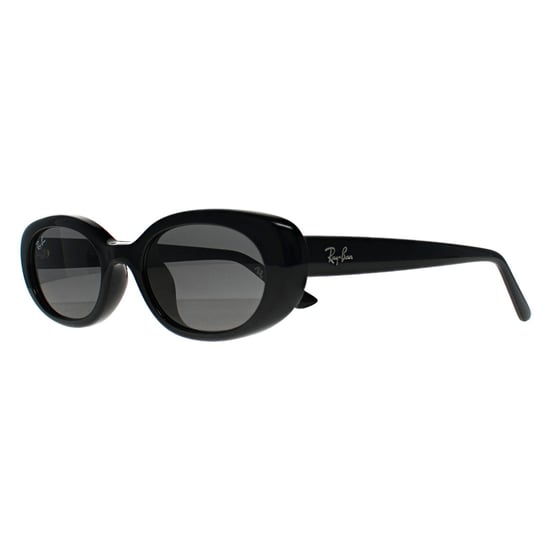 Ray-Ban Oval Womens Polished Black Dark Grey RB4441D Bio Based - Image 2
