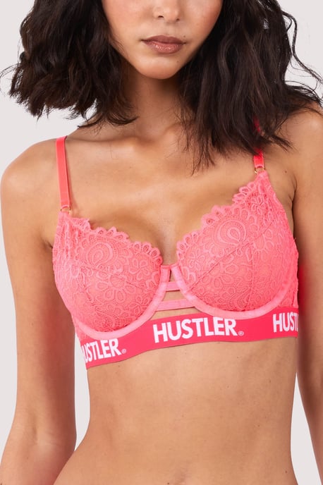 Hustler Branded Lace Bra - Image 3