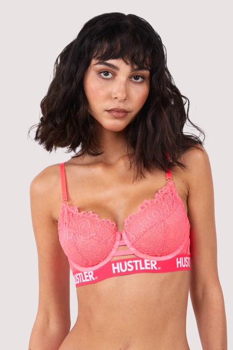 Hustler Branded Lace Bra - Image 5