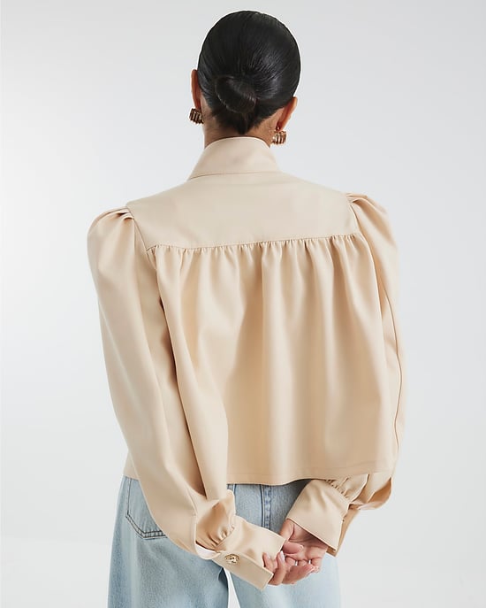 River Island Womens Cape Jacket Petite Beige - Image 3