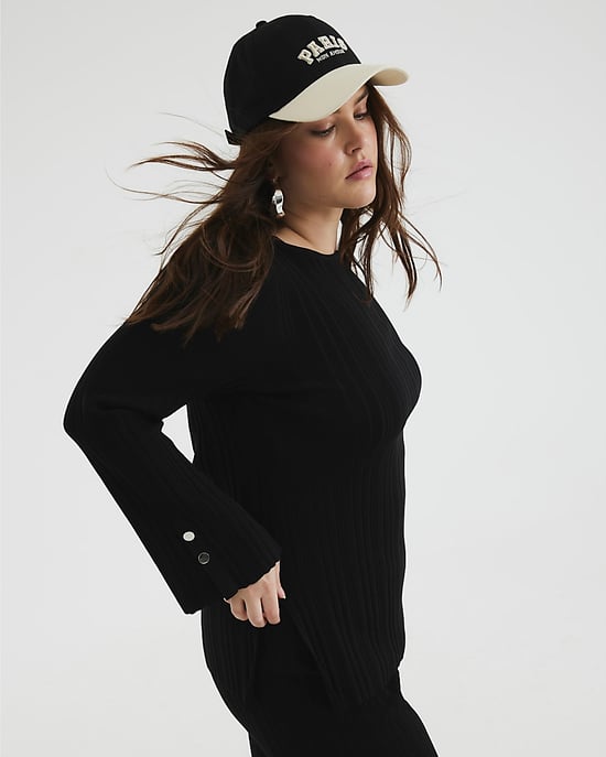 River Island Womens Tunic Top Black - Image 4