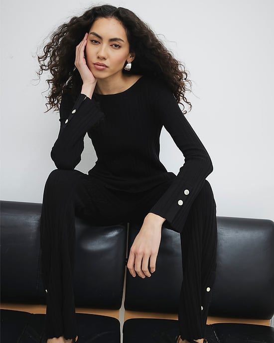 River Island Womens Tunic Top Black - Image 5