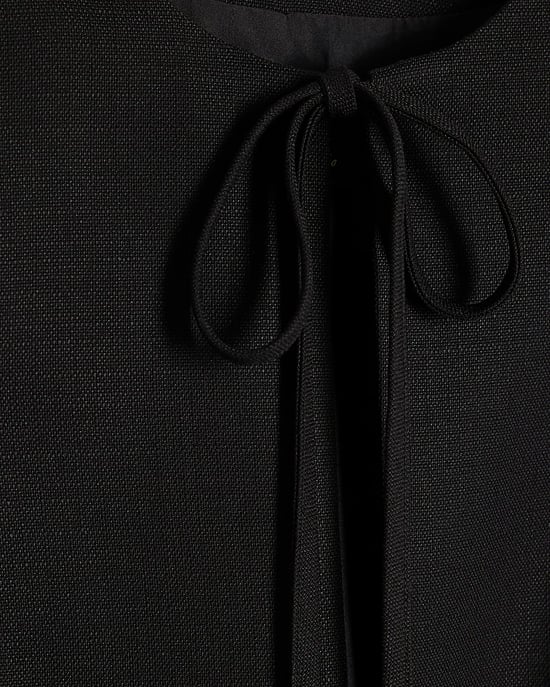 River Island Womens Blazer Black Tie Front - Image 4