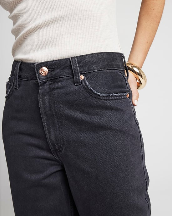 River Island Womens Straight Jeans Black Relaxed - Image 5