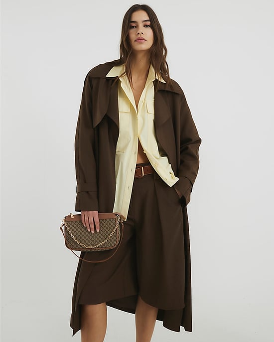 River Island Womens Bermuda Shorts Brown - Image 3