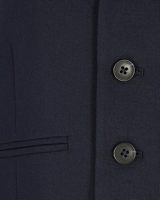 River Island Boys Waistcoat Navy Button Up - Image 3