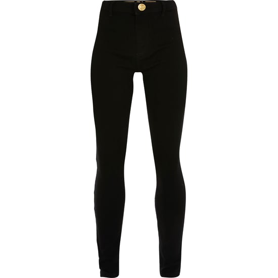 River Island Girls Jeggings Black Molly Mid Rise - Image 1