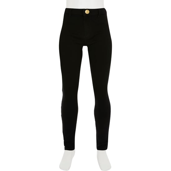 River Island Girls Jeggings Black Molly Mid Rise - Image 4