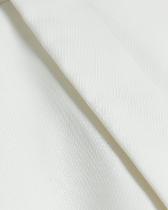 River Island Mens Tuxedo Trousers White - Image 4
