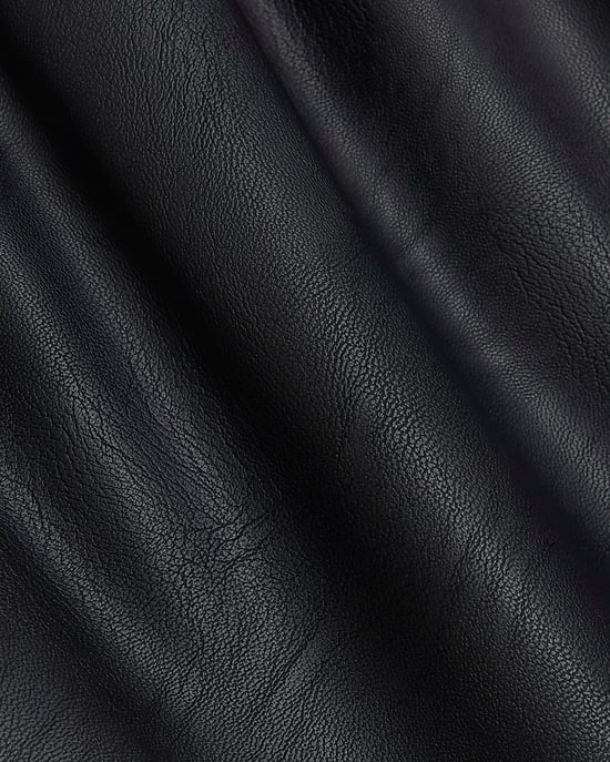 River Island Womens Wide Leg Trousers Plus Black Faux Leather - Image 4