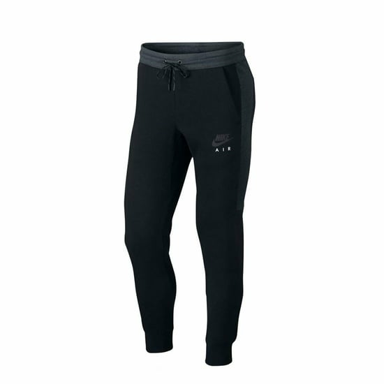 Nike Mens Fleece Black Grey Joggers - Image 1