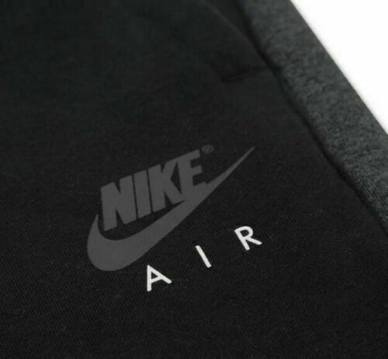 Nike Mens Fleece Black Grey Joggers - Image 2
