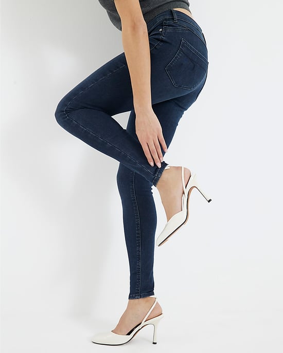 River Island Womens Skinny Jeans Indigo Mid Rise Molly Sculpted - Image 2
