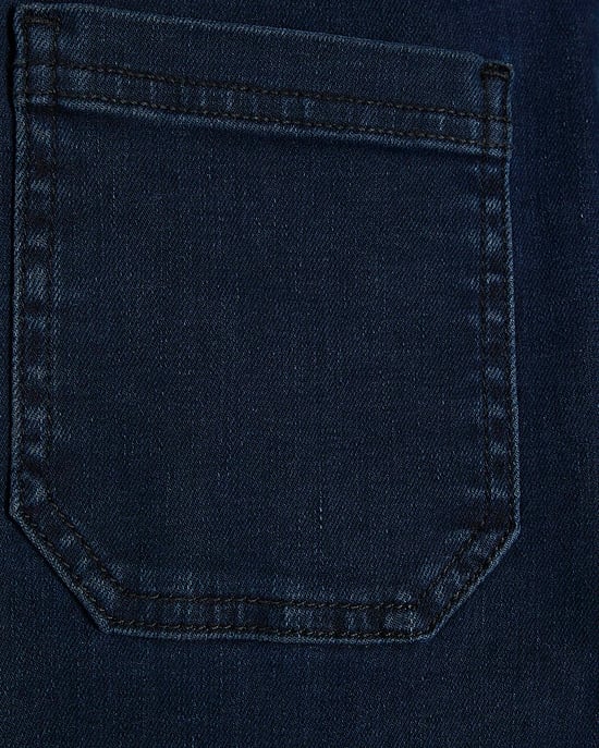River Island Womens Wide Leg Jeans Indigo Pocket Front - Image 5