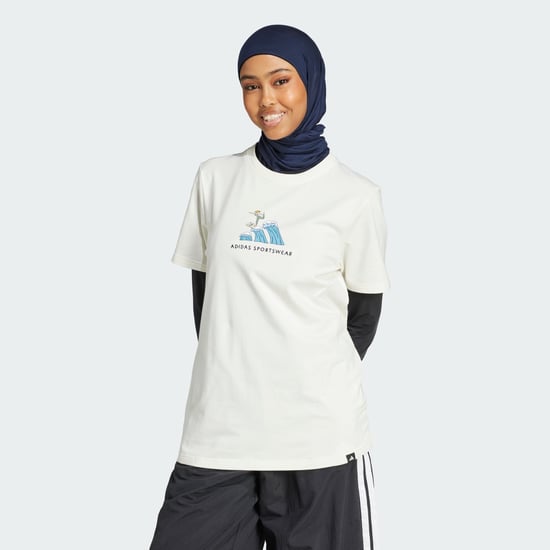 Codes Doodle Surf Graphic Tee - Image 1